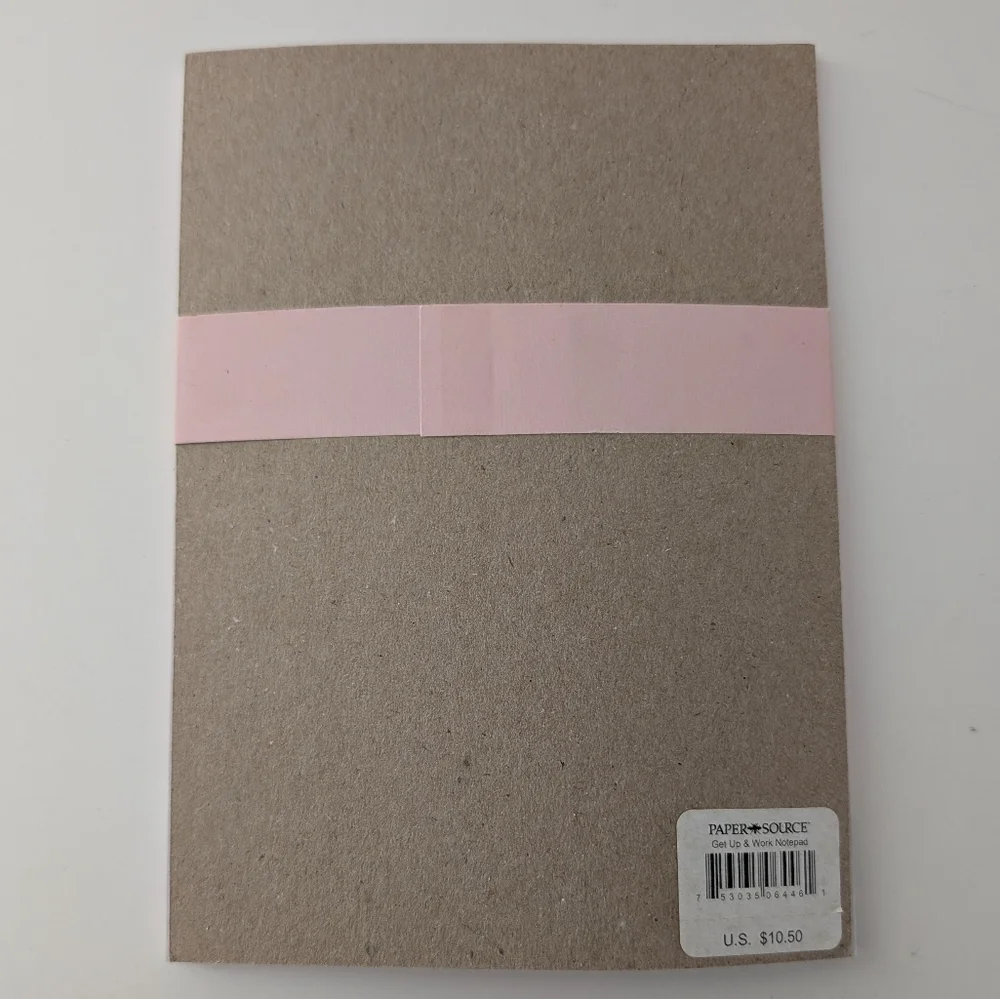 Get Your Ass Up And Work 5x7 in. Notepad